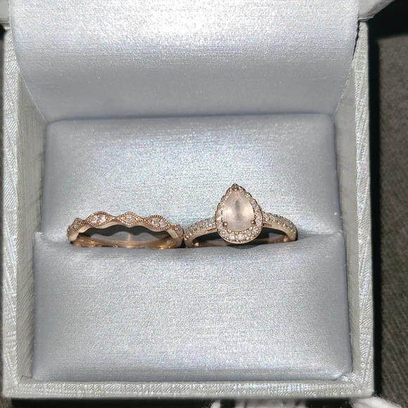 Zales Jewelry Zales Rose Gold Engagement Ring Morganite